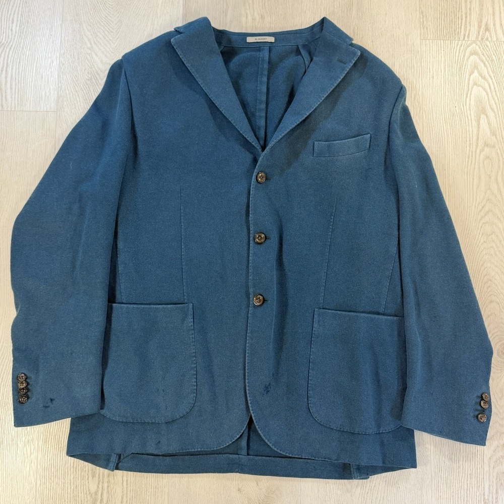 Boglioli Men's Unstructured Blazer Jacket Cashmere 58